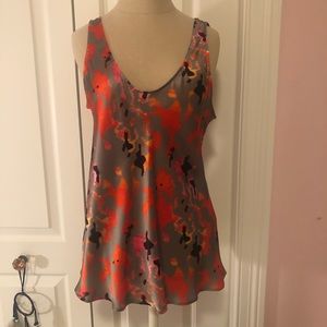Giorgio Armani black label silk tank top
